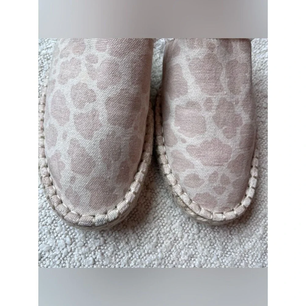 Splendid Jessica Mule Espadrille Slides in Ivory Cheetah size 8